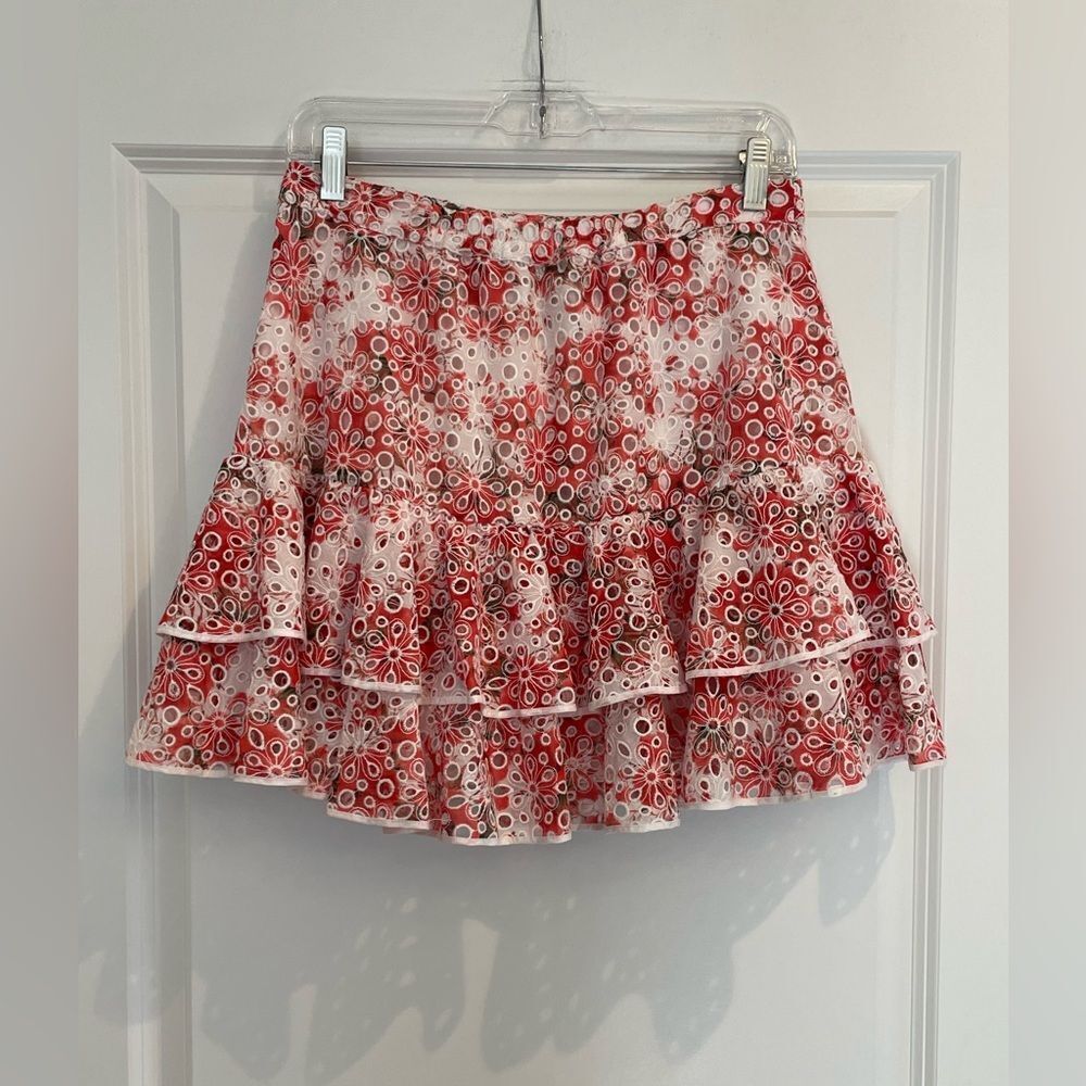 Charo Ruiz Red and White Floral Mini Dress - Picture 6 of 10